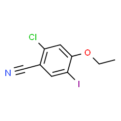 2-Chloro-4-ethoxy-5-iodobenzonitrile Structure