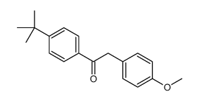 1-(4-tert-butylphenyl)-2-(4-methoxyphenyl)ethanone Structure