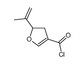 3-Furancarbonyl chloride, 4,5-dihydro-5-(1-methylethenyl)- (9CI) structure
