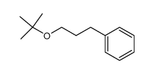 1-(3-phenylpropyl)-1-(1,1-dimethylethyl) ether结构式