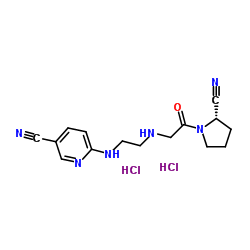 NVP-DPP728 dihydrochloride结构式