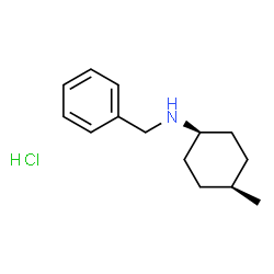 顺式-N-苄基-4-甲基环己胺盐酸盐结构式