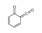 6-(oxomethylidene)cyclohexa-2,4-dien-1-one结构式