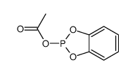 1,3,2-benzodioxaphosphol-2-yl acetate Structure