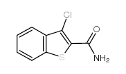 3-氯苯并[b]噻吩-2-甲酰胺结构式
