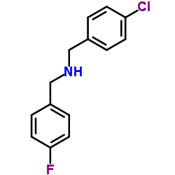 N-(4-Chlorobenzyl)-4-fluorobenzylamine Structure