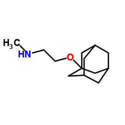 2-(Adamantan-1-yloxy)-N-methylethanamine Structure