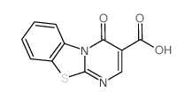 4-OXO-4H-BENZO[D]PYRIMIDO[2,1-B][1,3]THIAZOLE-3-CARBOXYLIC ACID Structure