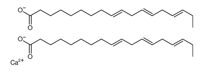 calcium (9Z,12Z,15Z)-9,12,15-octadecatrienoate structure