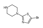 5-BROMO-2-(PIPERAZIN-1-YL)THIAZOLE Structure