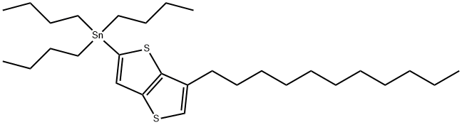 Tributyl(6-undecylthieno[3,2-b]thiophen-2-yl)stannane Structure
