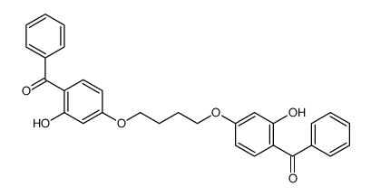 [4-[4-(4-benzoyl-3-hydroxyphenoxy)butoxy]-2-hydroxyphenyl]-phenylmethanone Structure