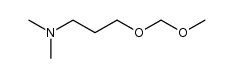 3-(methoxymethoxy)-N,N-dimethylpropan-1-amine结构式