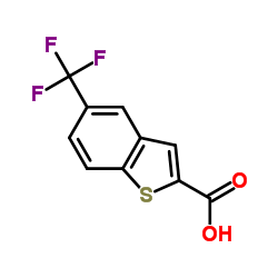 5-(三氟甲基)苯并[b]噻吩-2-羧酸结构式