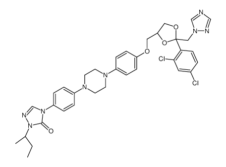trans-Itraconazole Structure