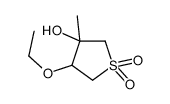 4-ethoxy-3-methyl-1,1-dioxothiolan-3-ol结构式