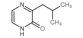 3-异丁基-吡嗪-2-酮结构式