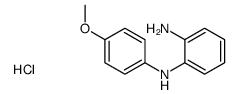 N-(2-氨基苯基)-n-(4-甲氧基苯基)胺盐酸盐结构式