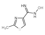 4-Thiazolecarboximidamide,N-hydroxy-2-methyl- structure