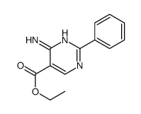 4-氨基-2-苯基-嘧啶-5-羧酸乙酯结构式