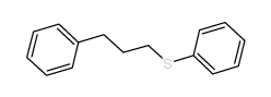 Benzene,[(3-phenylpropyl)thio]-结构式