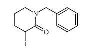 1-苄基-3-碘哌啶-2-酮结构式