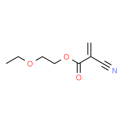 2-Ethoxyethyl 2-cyano-2-propenoate structure
