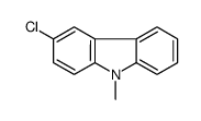 3-chloro-9-methylcarbazole Structure