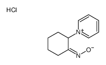 N-(2-pyridin-1-ium-1-ylcyclohexylidene)hydroxylamine,chloride Structure