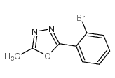 2-(2-溴苯)-5-甲基-1,3,4-恶二唑结构式