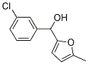 3-CHLOROPHENYL-(5-METHYL-2-FURYL)METHANOL Structure