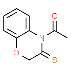 2H-1,4-Benzoxazine-3(4H)-thione,4-acetyl- (9CI) Structure