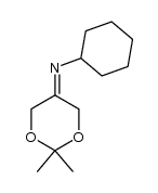 N-(2,2-dimethyl-1,3-dioxan-5-ylidene)cyclohexanamine Structure