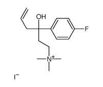 [3-(4-fluorophenyl)-3-hydroxyhex-5-enyl]-trimethylazanium,iodide结构式