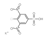 4-氯-3,5-二硝基苯磺酸钾结构式