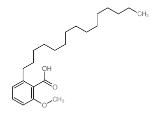 2-methoxy-6-pentadecyl-benzoic acid结构式