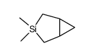 dimethyl-3,3 sila-3- bicyclo(3,1,0)hexane结构式