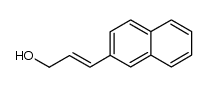 (E)-3-naphthalen-2-yl-prop-2-en-1-ol Structure
