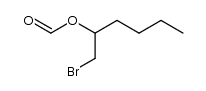 formic acid 1-bromomethylpentyl ester结构式
