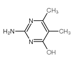 2-氨基-5,6-二甲基-4-羟基嘧啶结构式