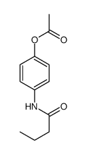 [4-(butanoylamino)phenyl] acetate Structure