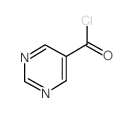 5-Pyrimidinecarbonyl chloride Structure