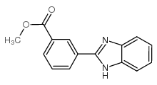 3-(1H-苯并咪唑-2-基)-苯甲酸甲酯结构式