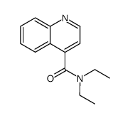 N,N-diethyl-4-quinolinecarboxamide Structure
