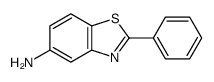5-氨基-2-苯基苯并噻唑结构式