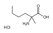 2-Methyl-D-norleucine hydrochloride (1:1) Structure