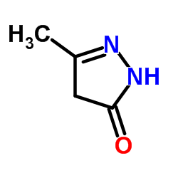 3-Methyl-3-pyrazolin-5-one structure