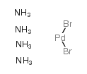 四氨合溴化钯(II)结构式