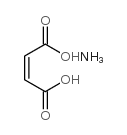 顺丁烯二酸氢铵结构式