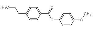 4-METHOXYPHENYL 4-PROPYLBENZOATE Structure